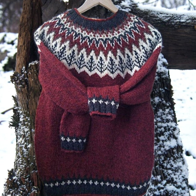 Susanne - Jacquard-Pullover