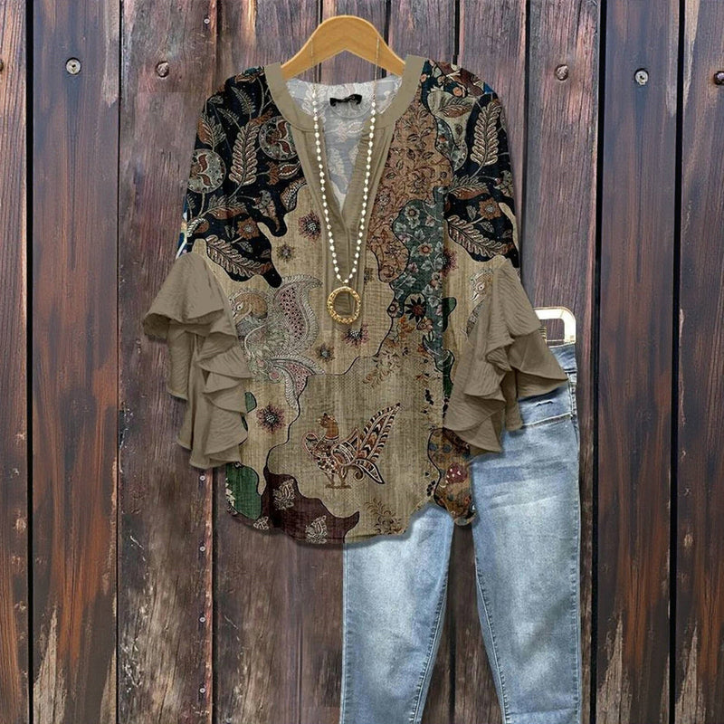 Kerstin - Vintage Relaxed Bluse