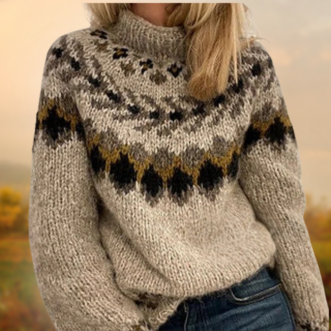 Yvonne - Rundhals-Pullover
