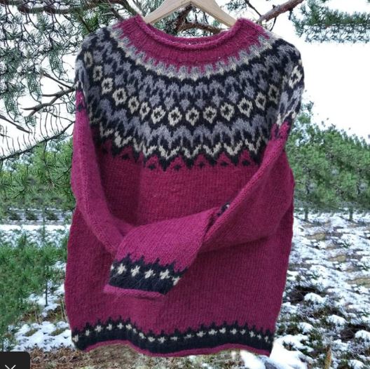 Stefanie - Vintage Rundhals Pullover