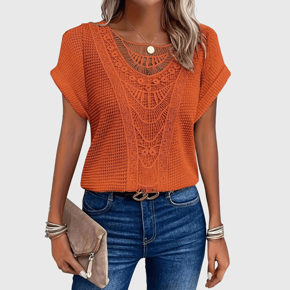 Perle™ | Elegante Ibiza-Stil Bluse