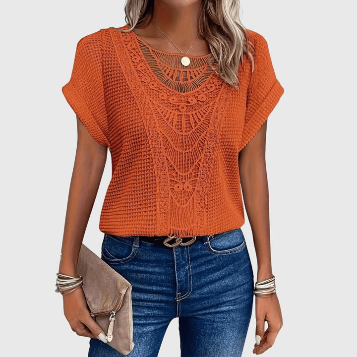 Perle™ | Elegante Ibiza-Stil Bluse