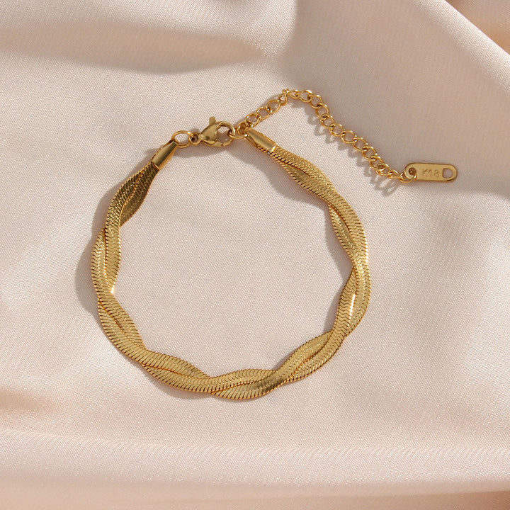 Madiorelle | Gedrehtes Armband 18K Gold