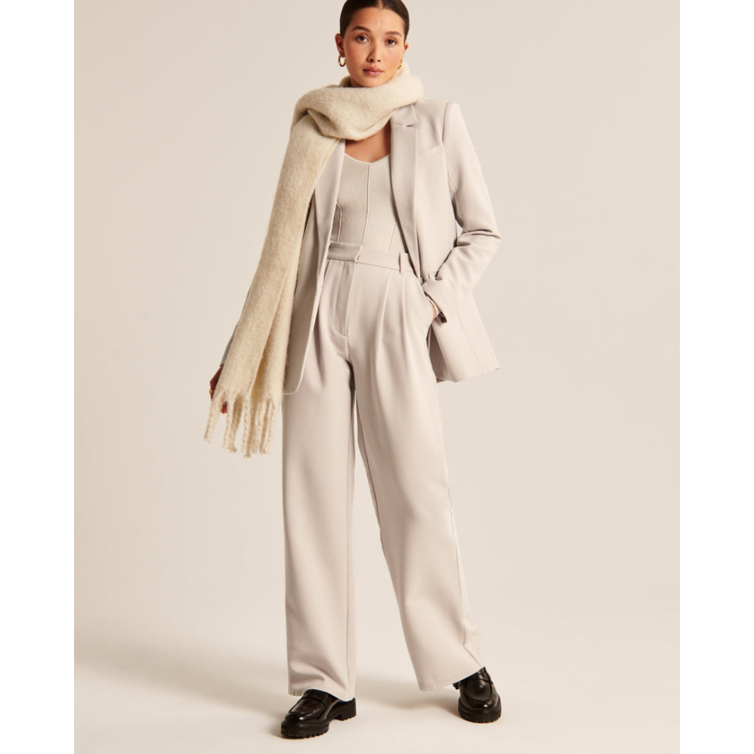 Damen Weite Beine Hosen | Hohe Taille
