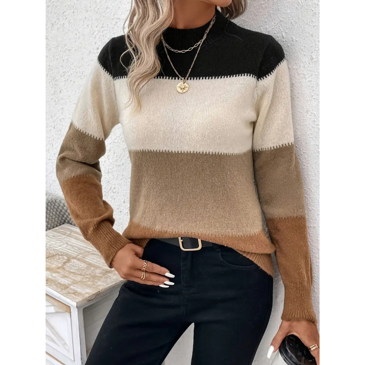 Jattina | Damen Strick Winter Pullover  | Warme