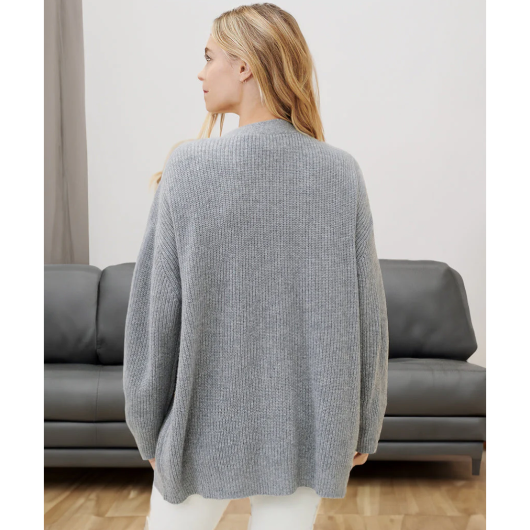 Araceli | Damen Lange Strickjacke | Warme