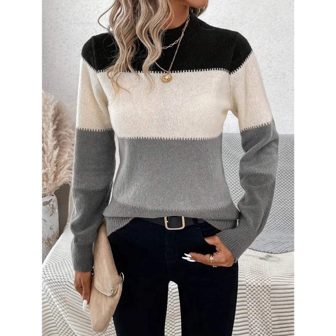 Jattina | Damen Strick Winter Pullover  | Warme