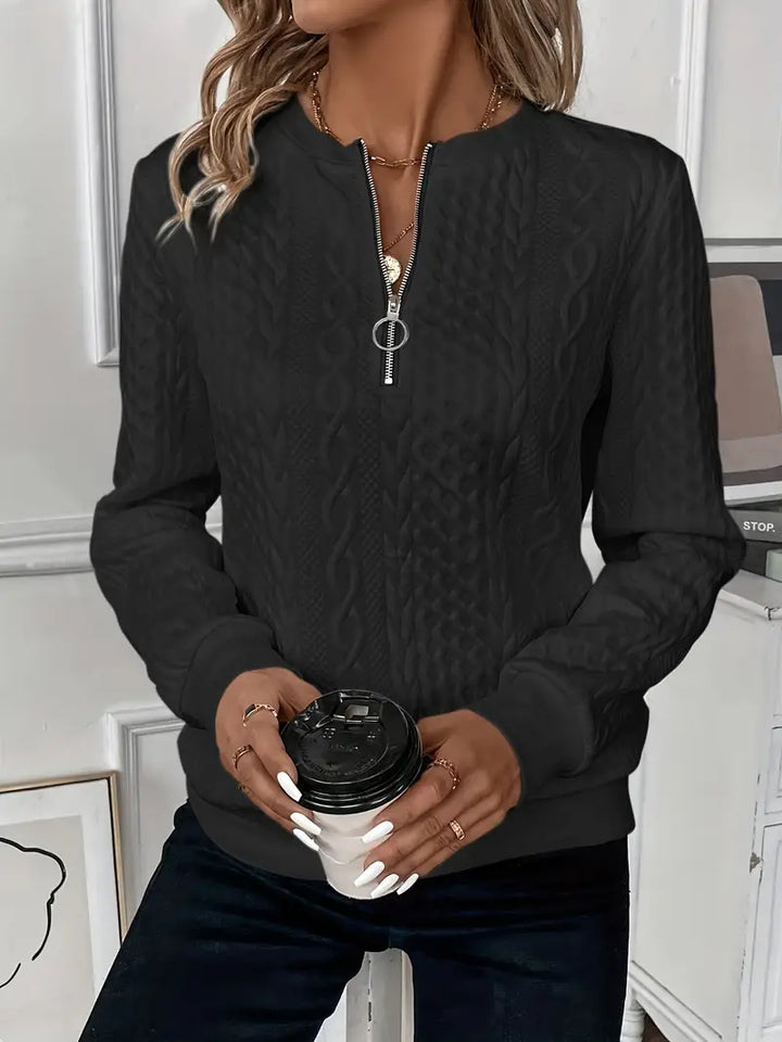 Ulrike - Pullover mit Reißverschluss