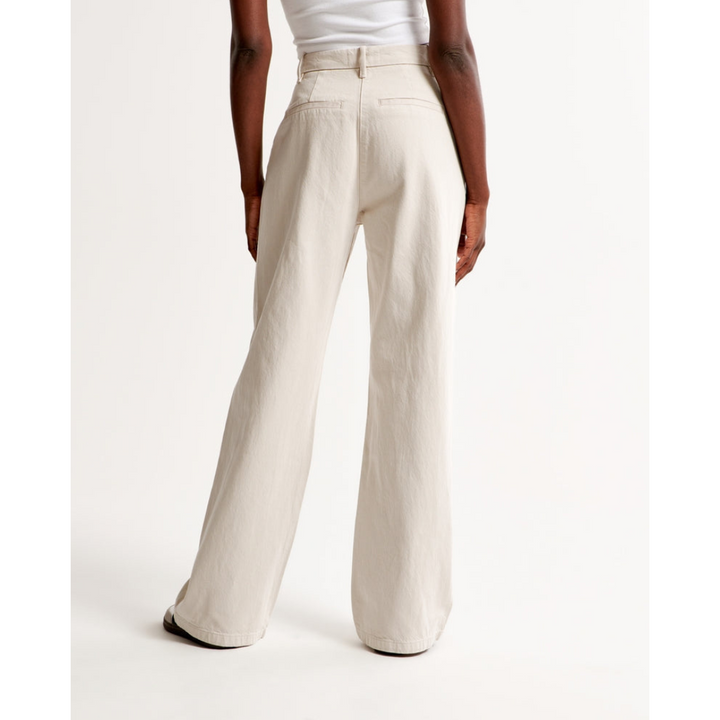 Damen Weite Beine Hosen | Hohe Taille