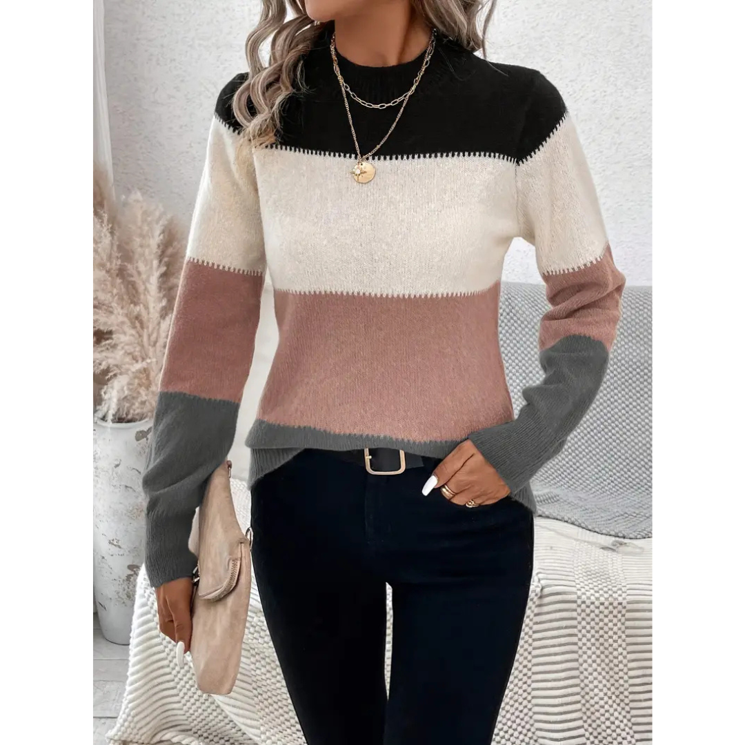 Jattina | Damen Strick Winter Pullover  | Warme