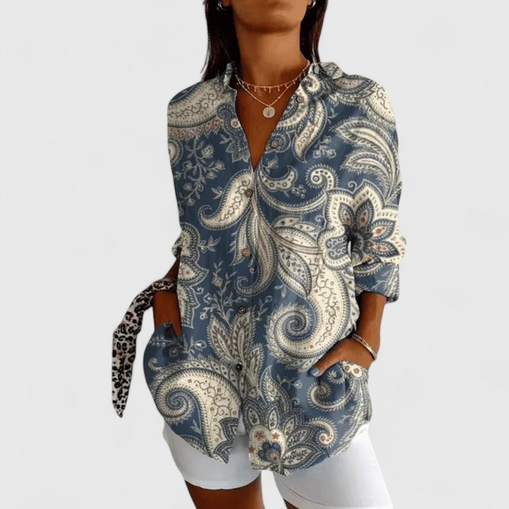 Katarine | Elegante Blumenshirt