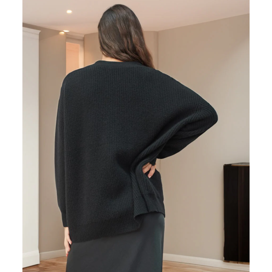 Araceli | Damen Lange Strickjacke | Warme