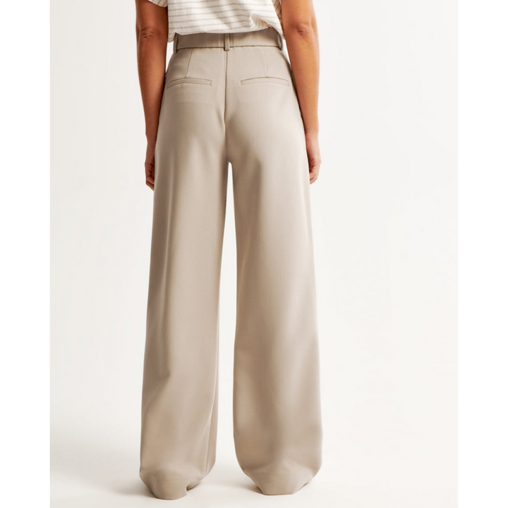Damen Weite Beine Hosen | Hohe Taille