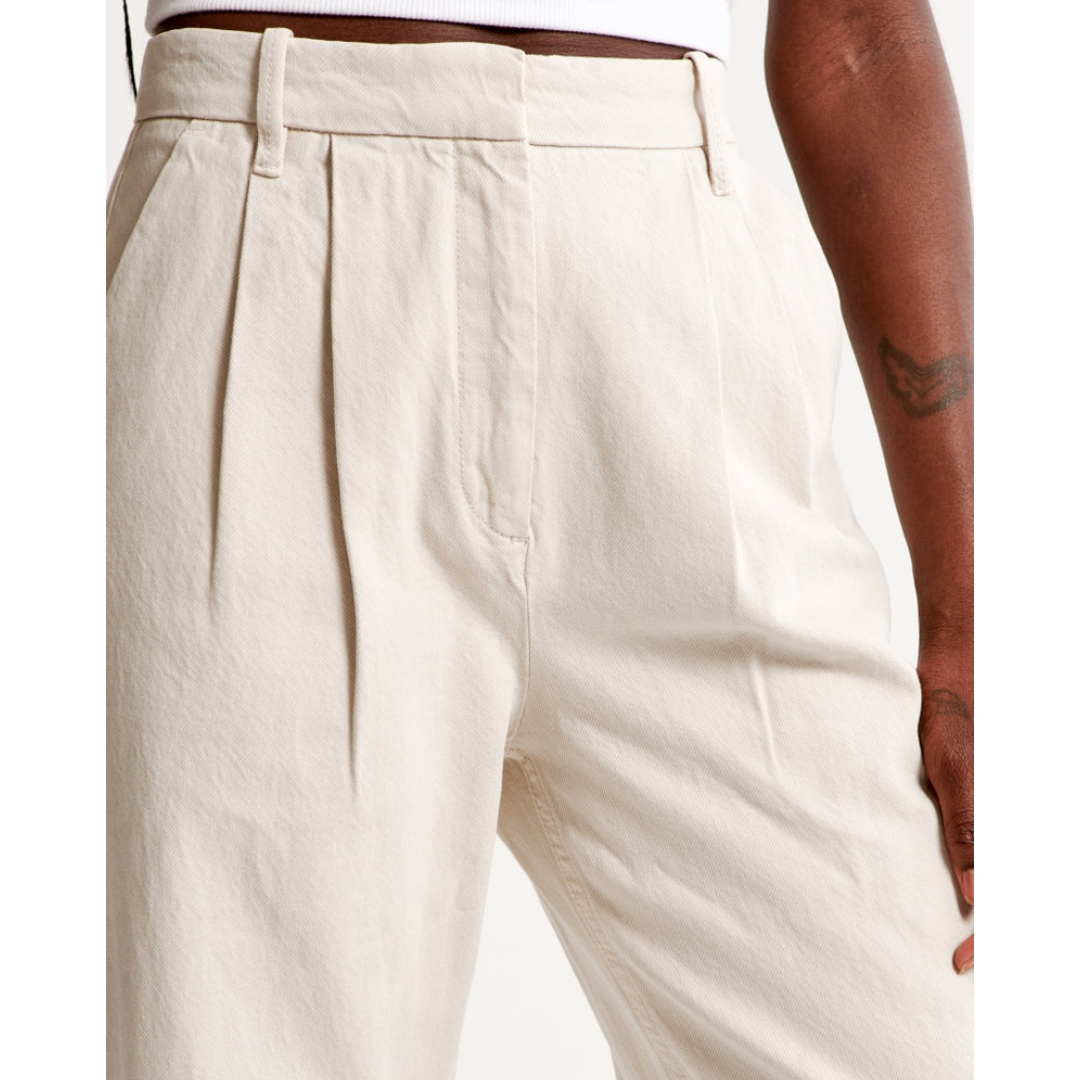 Damen Weite Beine Hosen | Hohe Taille