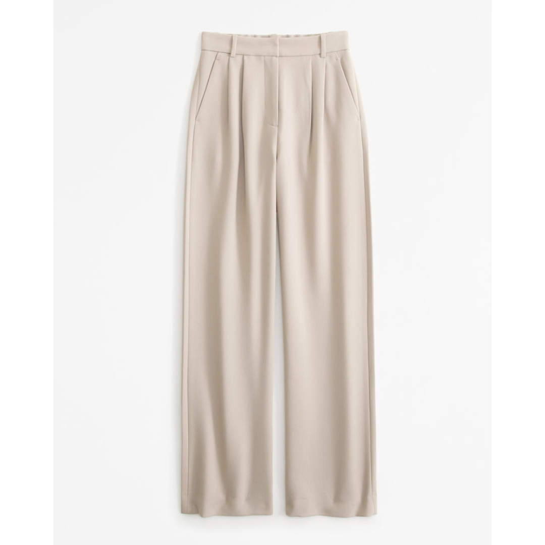 Damen Weite Beine Hosen | Hohe Taille