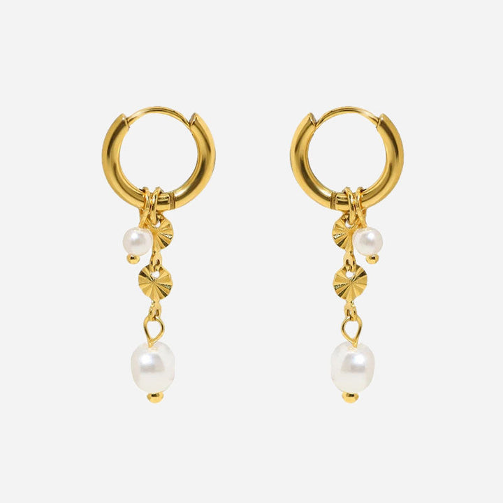 Lyannette | Sonnenstrahlen Ohrringe 18K Gold