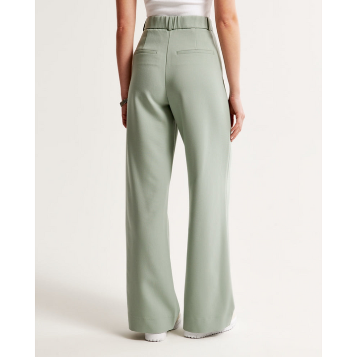 Damen Weite Beine Hosen | Hohe Taille