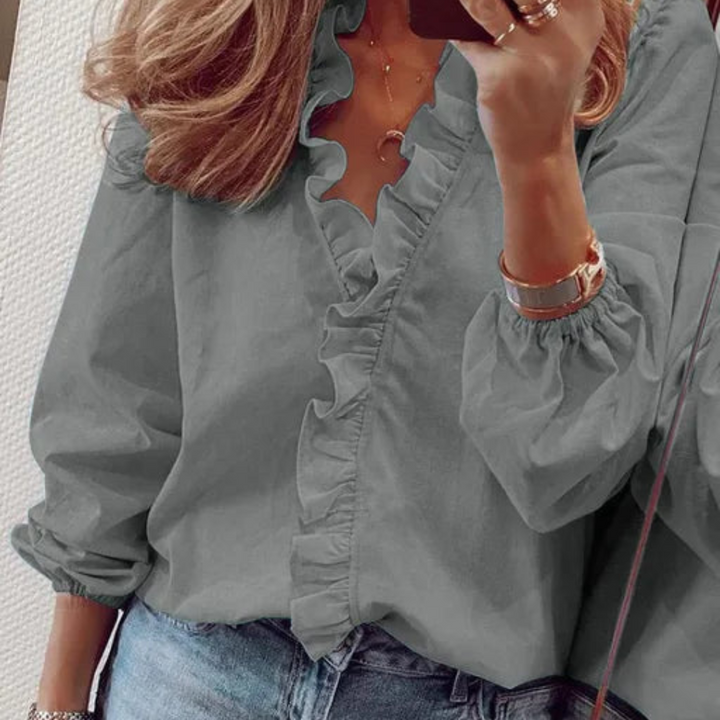 Adelheiden | Damen Moderne Bluse | Bequeme