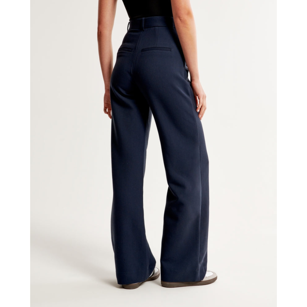 Damen Weite Beine Hosen | Hohe Taille