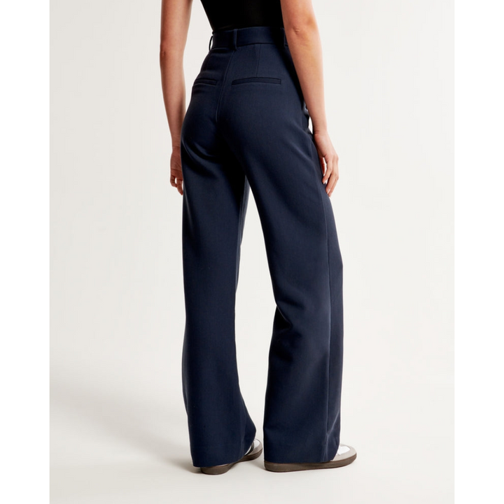 Damen Weite Beine Hosen | Hohe Taille