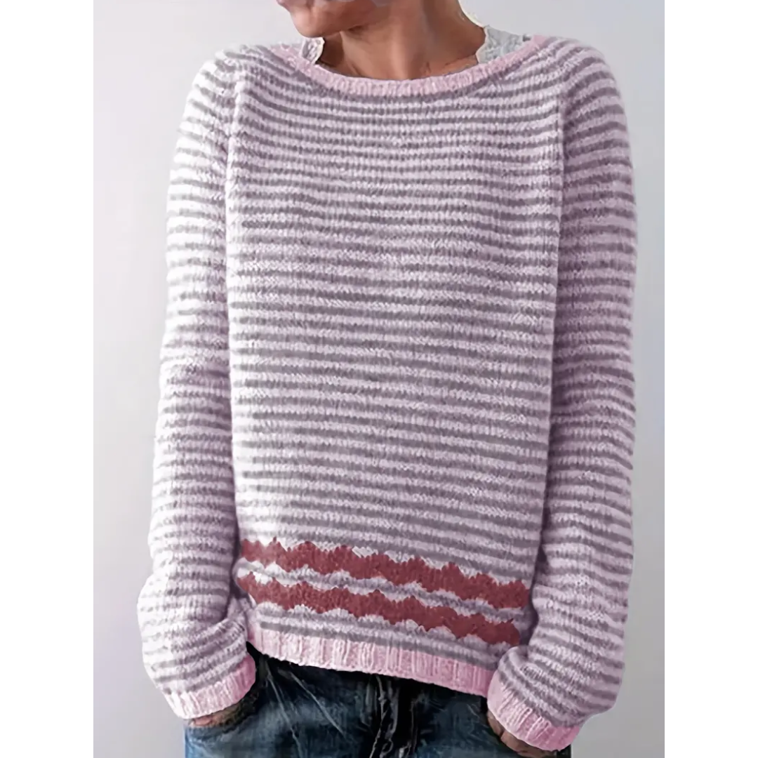 Dagmar - Gestreifter Pullover für Frauen