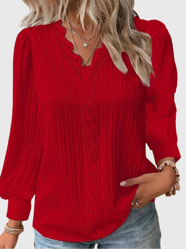 Andrea™ | Elegante Pullover-Bluse