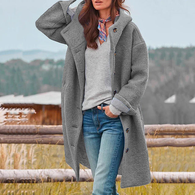 Renateil | Damen Lange Strickjacke | Herbst