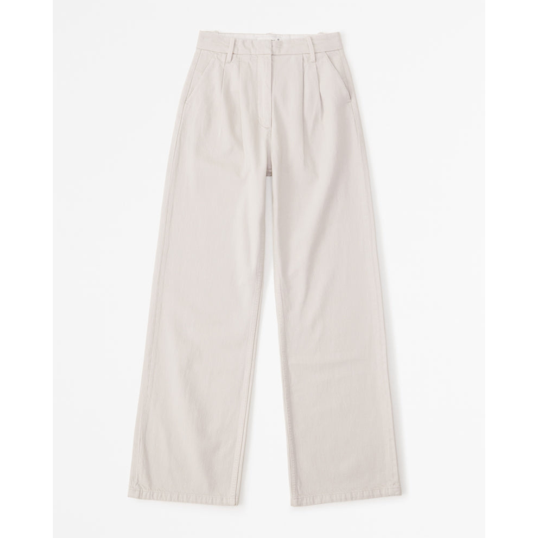 Damen Weite Beine Hosen | Hohe Taille