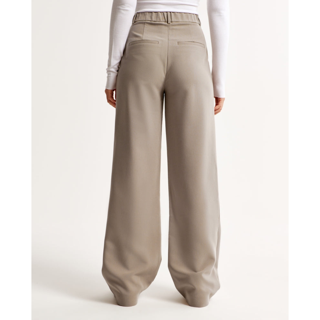 Damen Weite Beine Hosen | Hohe Taille