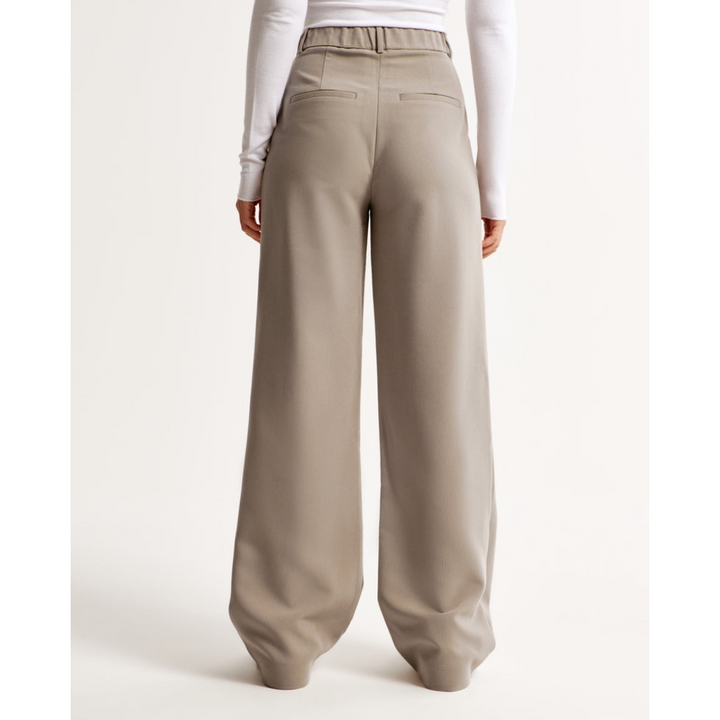 Damen Weite Beine Hosen | Hohe Taille