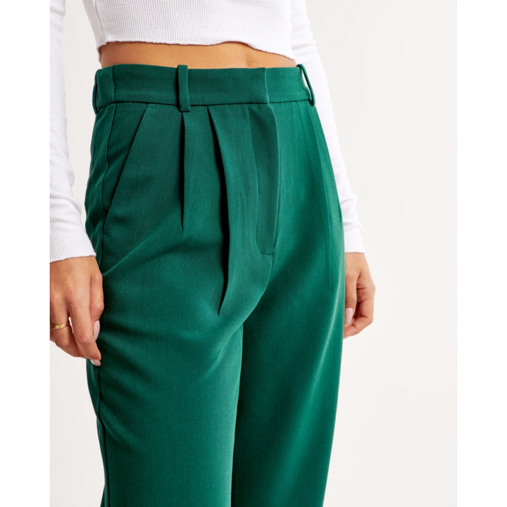 Damen Weite Beine Hosen | Hohe Taille