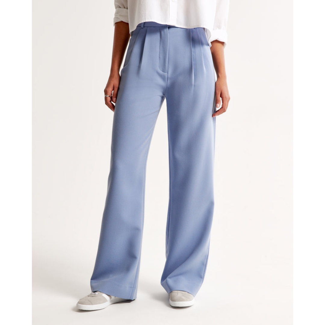Damen Weite Beine Hosen | Hohe Taille