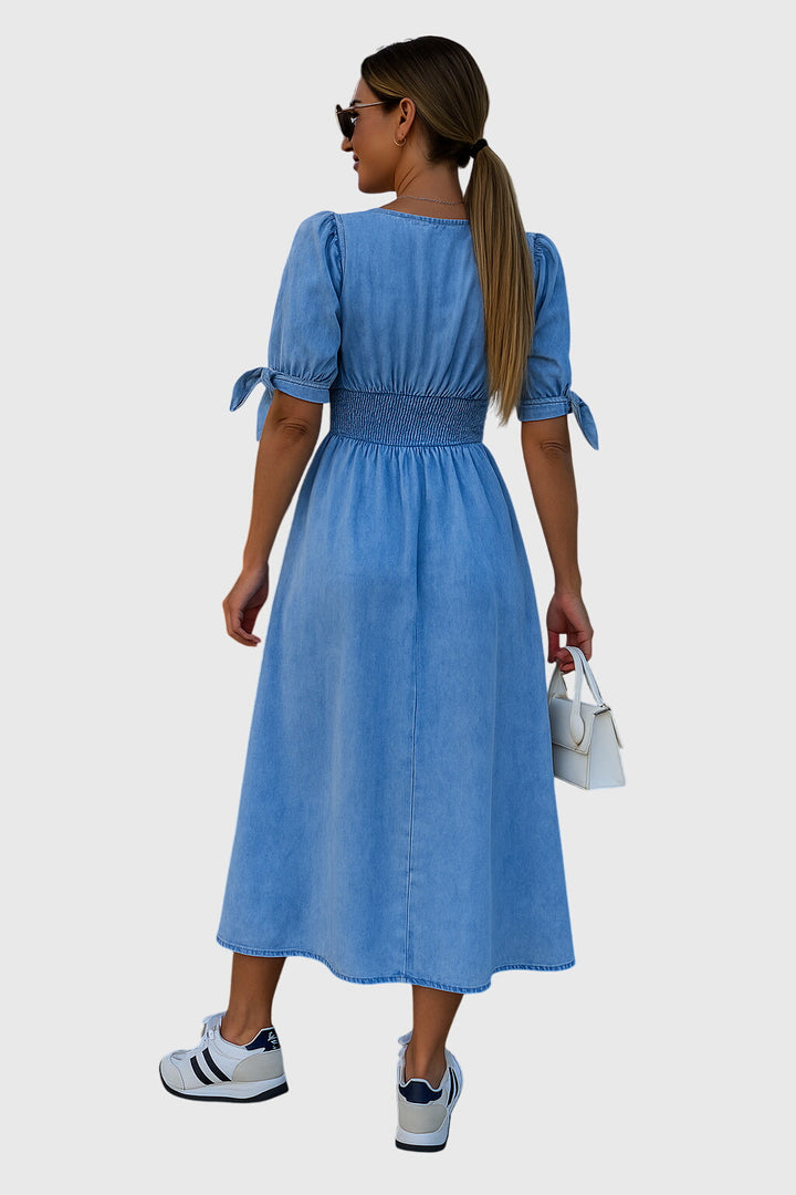 Jacqueline™ | Elegantes Denim-Kleid