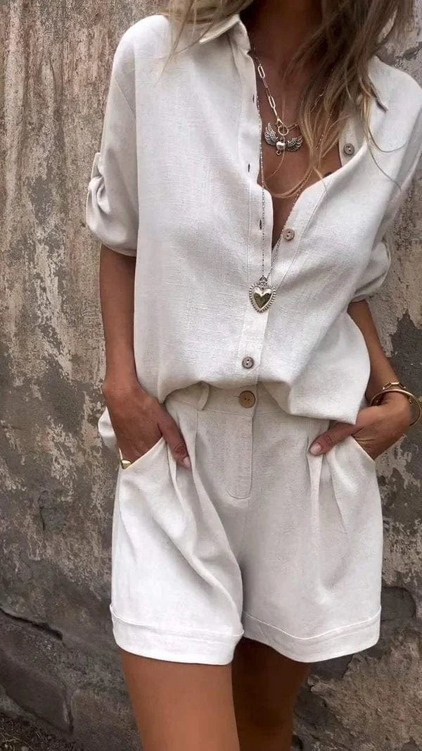 Auriana | Luxus Breeze Leinen Set
