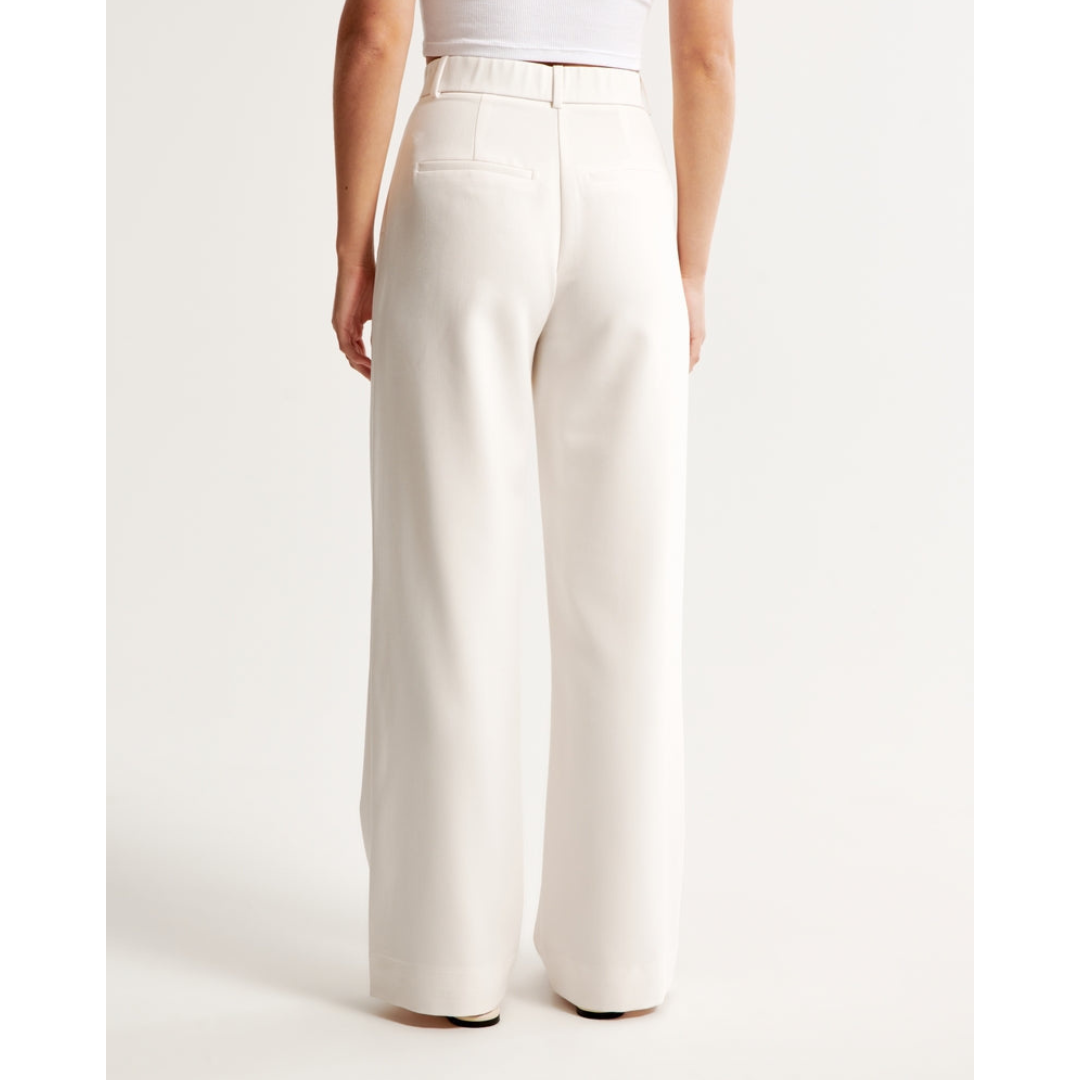 Damen Weite Beine Hosen | Hohe Taille