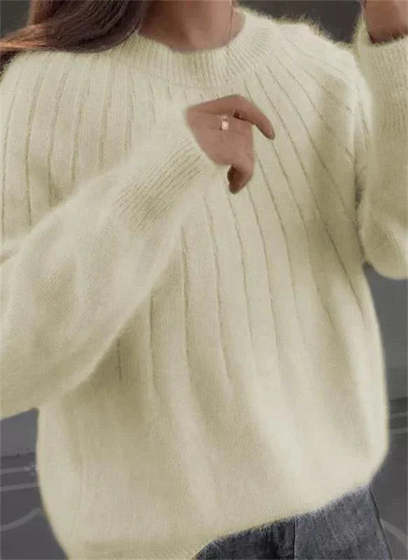 Chanty | Flauschiger Strickpullover für Damen