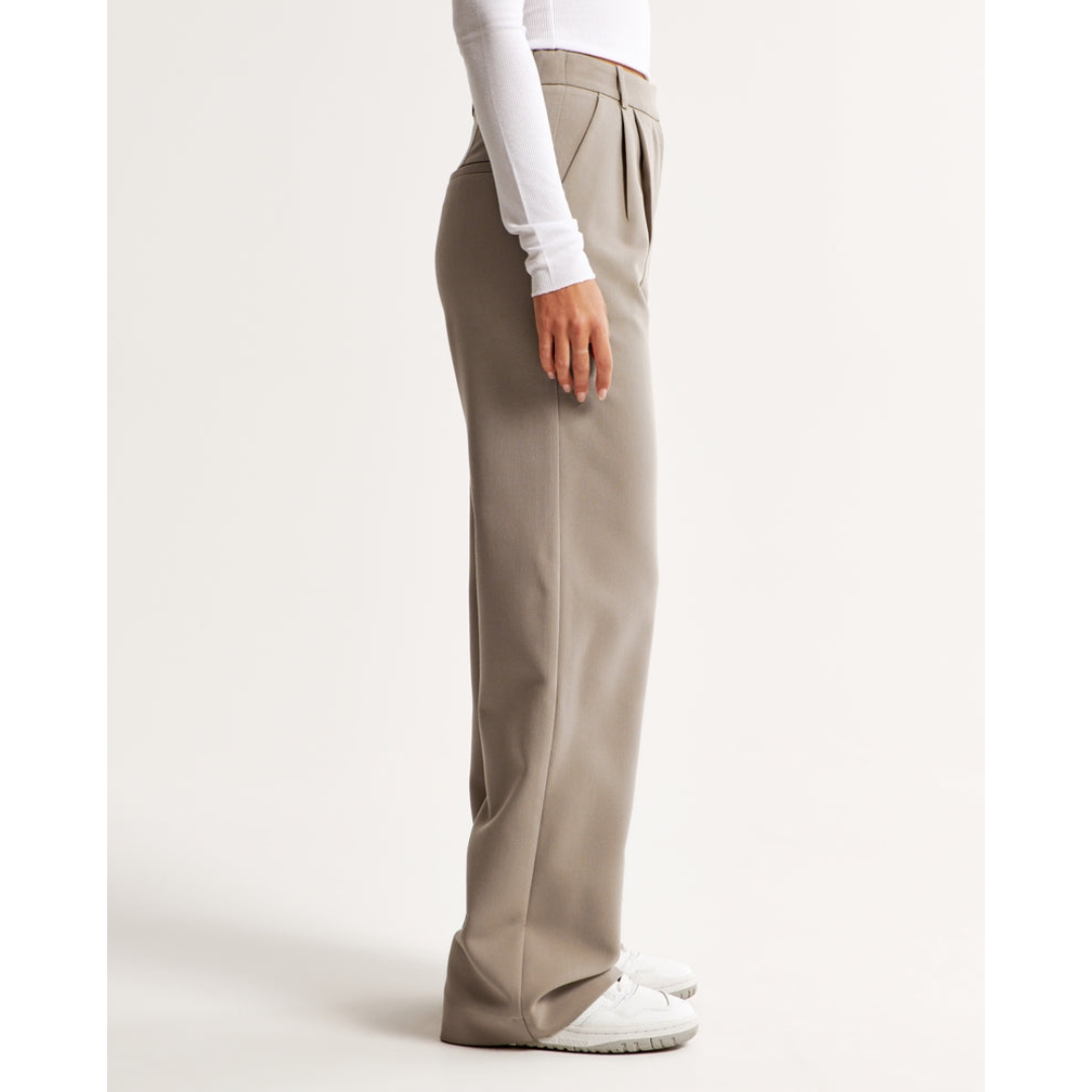 Damen Weite Beine Hosen | Hohe Taille