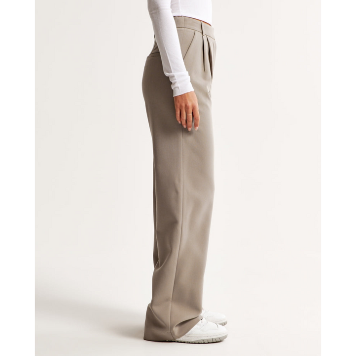 Damen Weite Beine Hosen | Hohe Taille