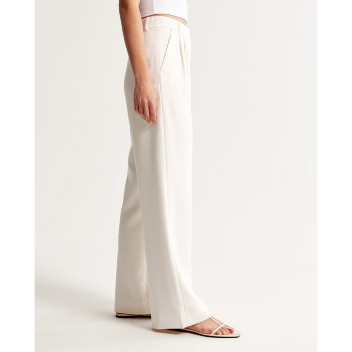 Damen Weite Beine Hosen | Hohe Taille