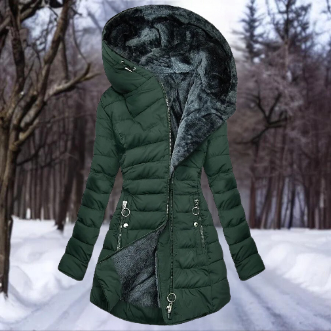 Erika | Warmer Plüschmantel für Frauen