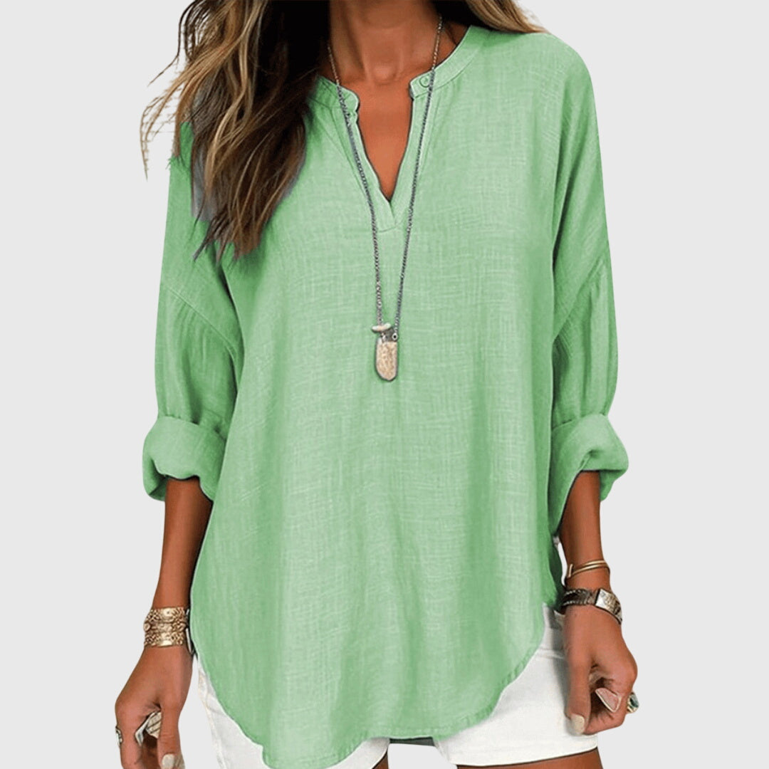 Lenara™ | Fließendes Elegantes Strandshirt