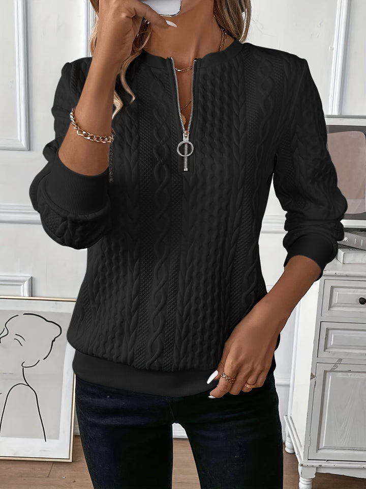 Ulrike - Pullover mit Reißverschluss