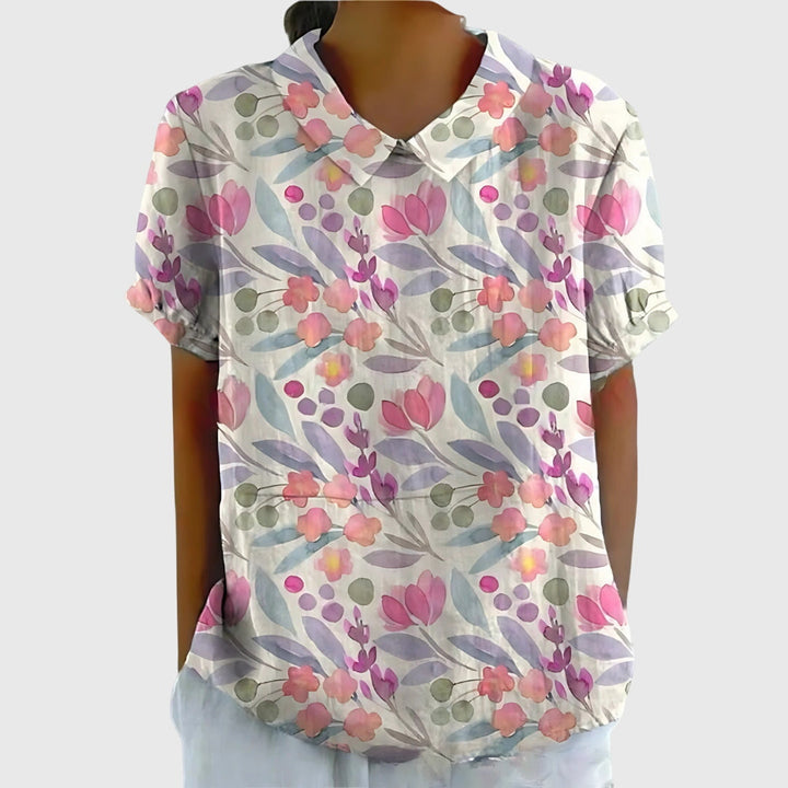 Jenna™ | Blumenbluse