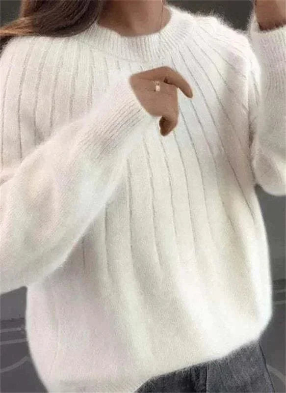 Chanty | Flauschiger Strickpullover für Damen