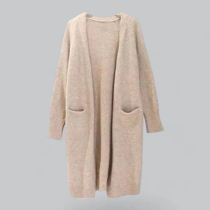 Damen Lange Strick Warme Strickjacke | Winter