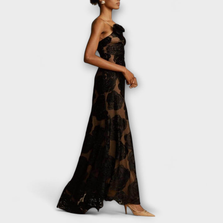 Sara - Florales Maxikleid