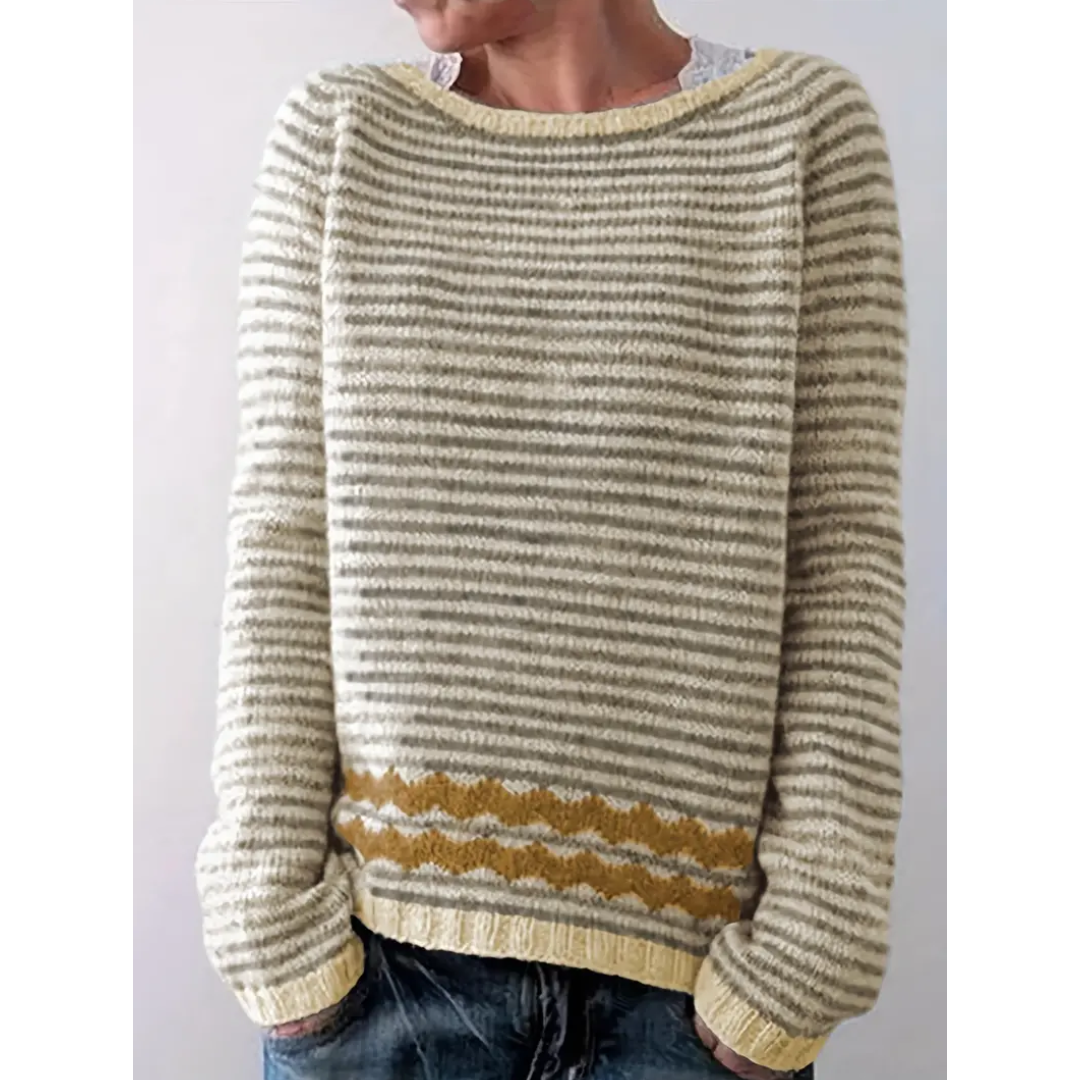 Dagmar - Gestreifter Pullover für Frauen