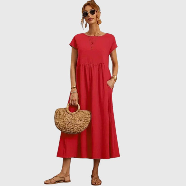 Fenella | Bequemes Midi-Kleid