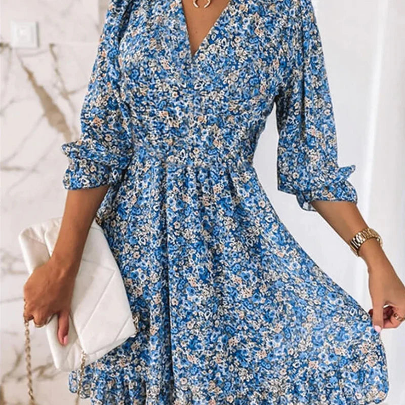 Addison - Elegantes Blumen Kleid