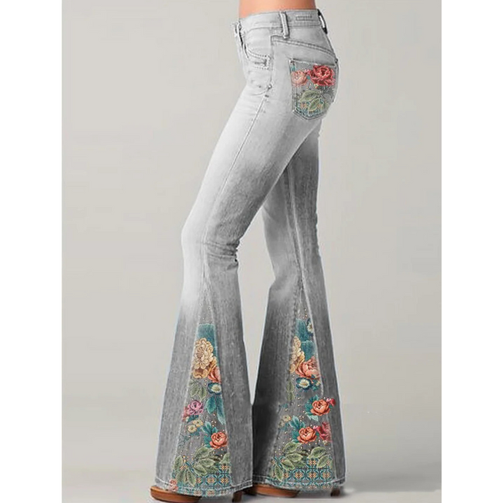 Selina | Damen Moderne Breiter Schnitt Hose | Lässig